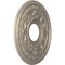Ekena Millwork Baltimore PVC Medallion (Canopies up to 5 1/4"), 13"OD x 3 1/2"ID x 3/4"P, Metallic Silver Metallic CMP13BACSV - alternate 4